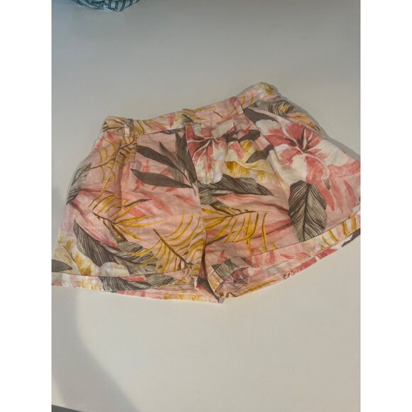 Joie Womens Jalynn Floral Linen High-Waisted Shorts Size 2 - Picture 2 of 9